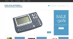 Desktop Screenshot of calculatorsbest.com